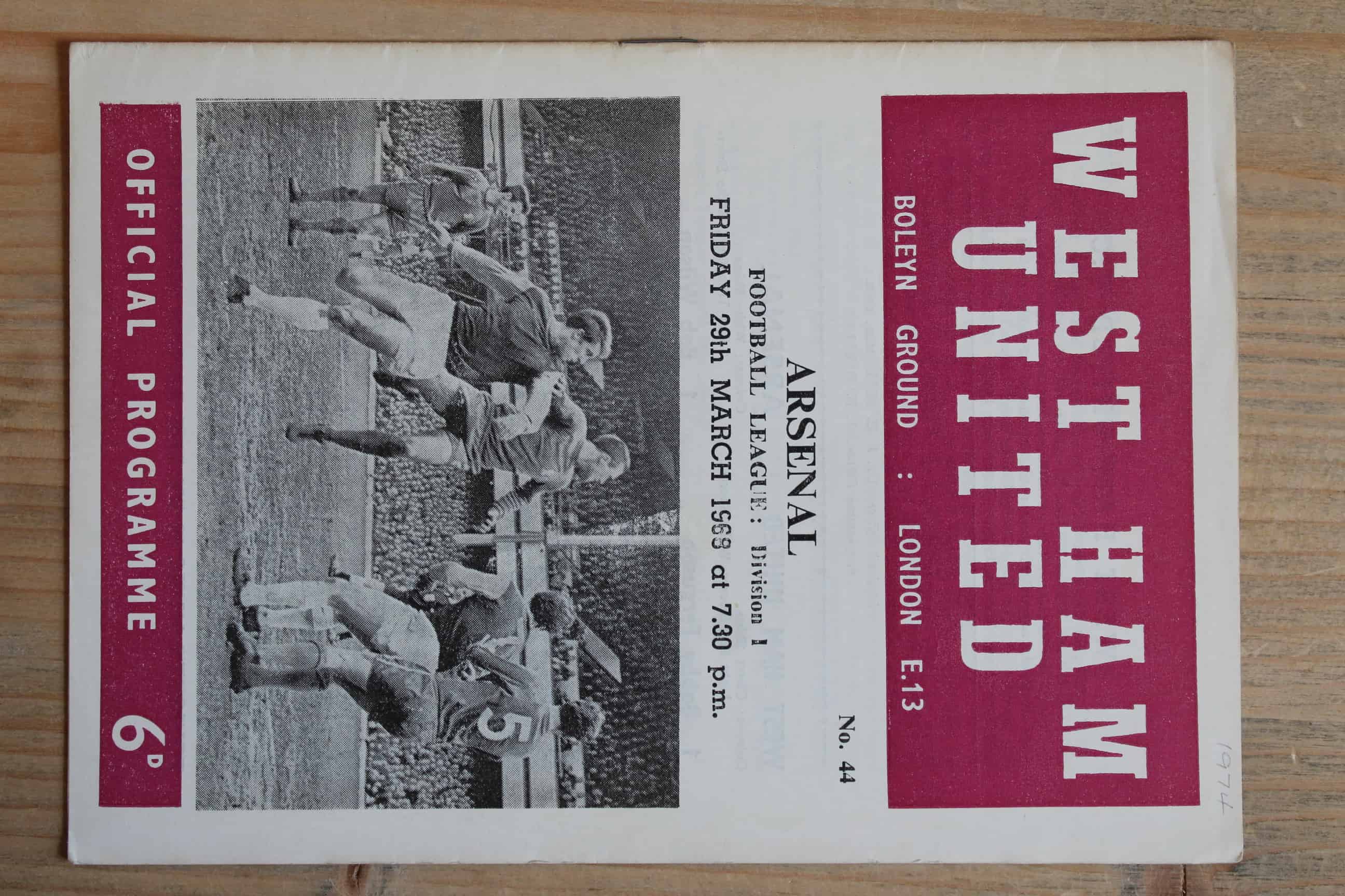 West Ham United FC v Arsenal FC